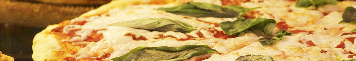 Eating Italian Pizza at NYPP New York Pizza Pasta restaurant in Naples, FL.